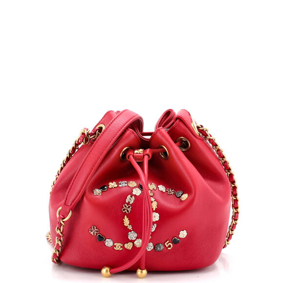 Chanel Handbags - Chanel Mini Lucky Charms CC Drawstring Bucket Bag